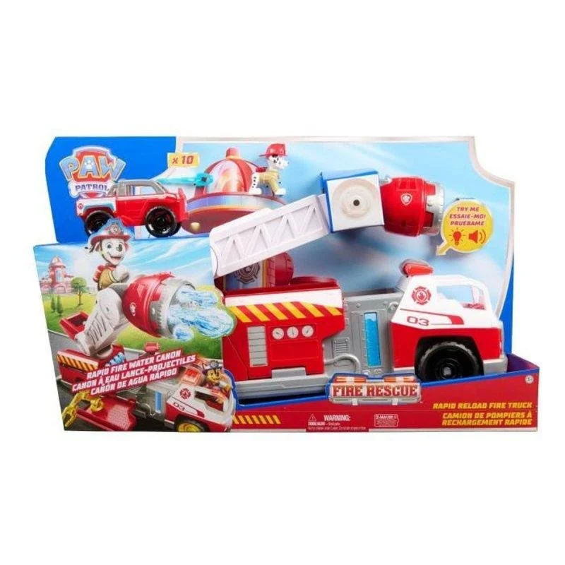 Detalle de Camión de bomberos Spin Master PAW Patrol Fire Rescue con luces y sonidos