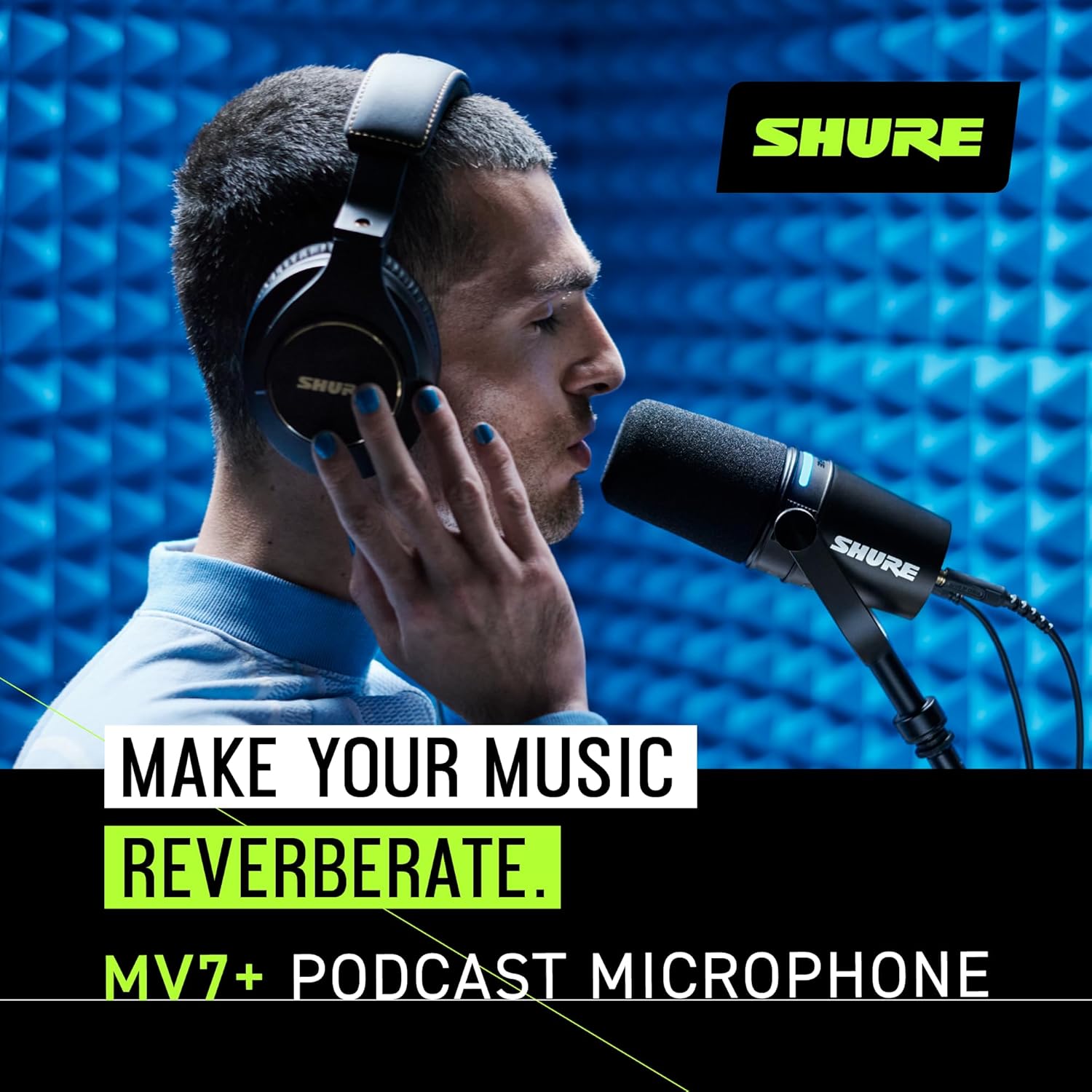 Thumbnail 3 de Shure MV7+ Dynamic Microphone (USB-C & XLR) for Podcasting, Streaming & Broadcasting