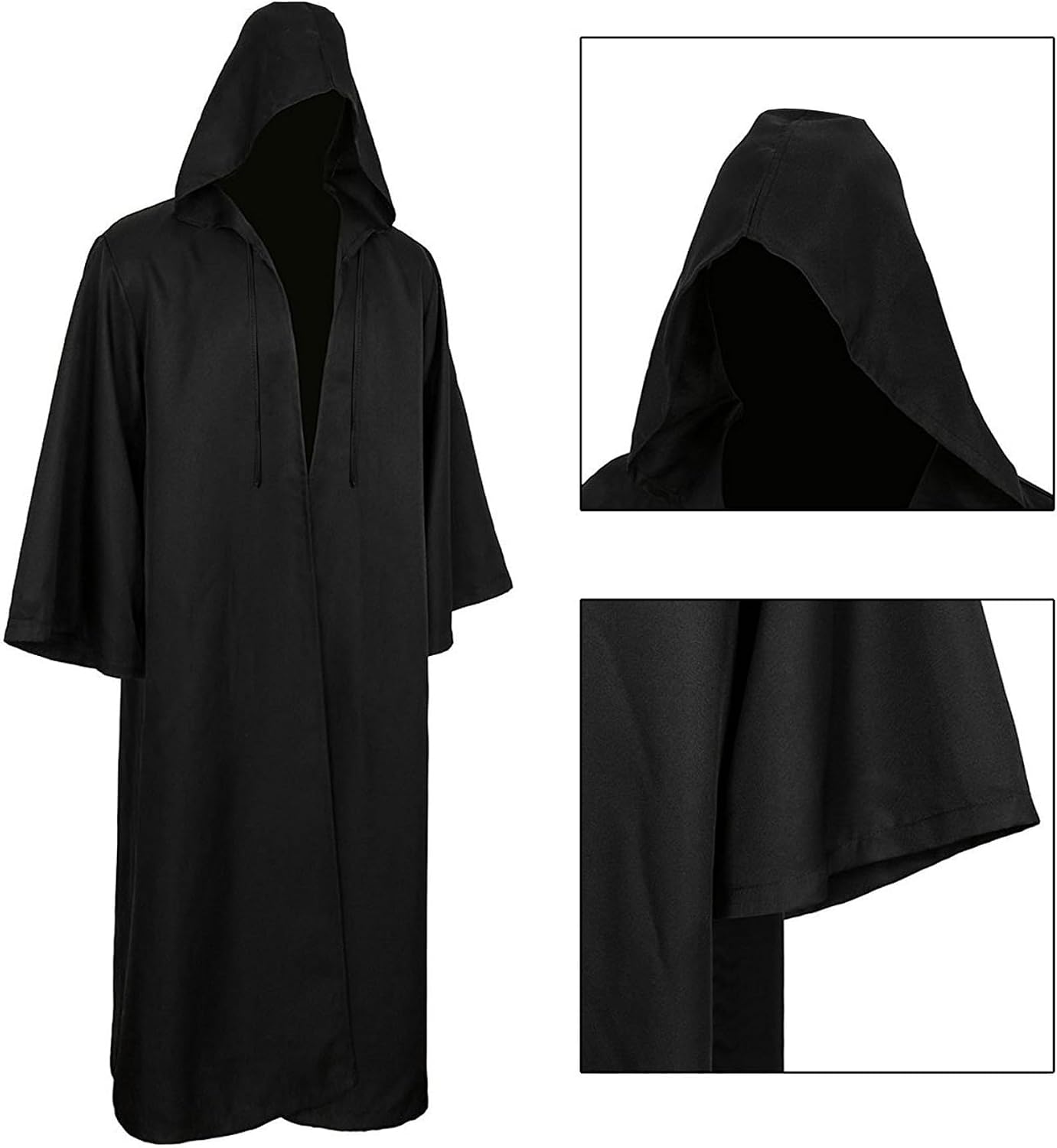 Detalle de GOLDSTITCH Hooded Knight Robe Cloak Costume for Adult Cosplay