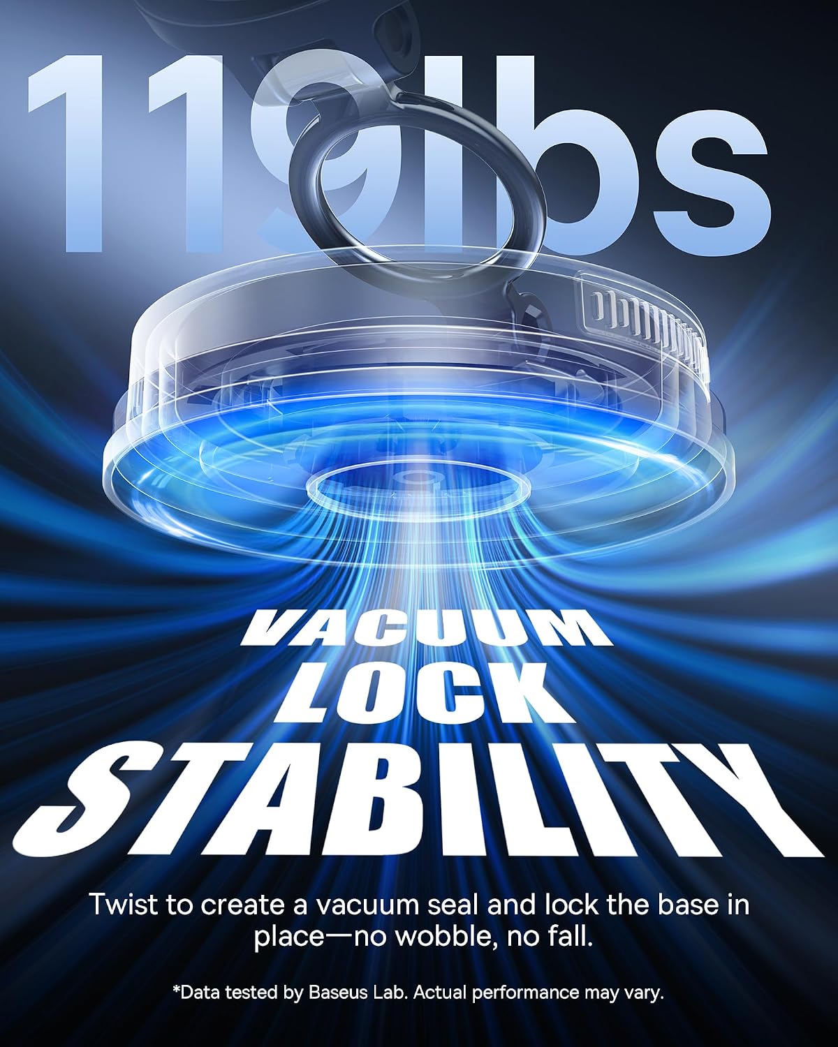 Thumbnail 1 de Baseus Vacuum 15W MagSafe Car Mount Charger