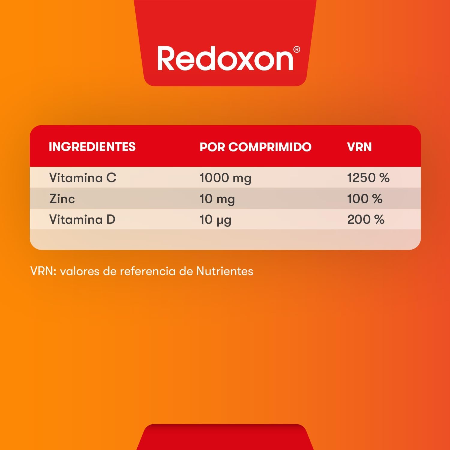 Thumbnail 6 de REDOXON Vitamina C Efervescente 🍊 - 30 Comprimidos, 1 Mes