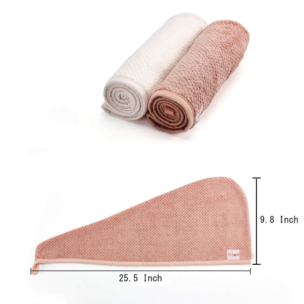 Thumbnail 6 de M-bestl 2 Pack Microfiber Hair Towel Wrap 🧖♀