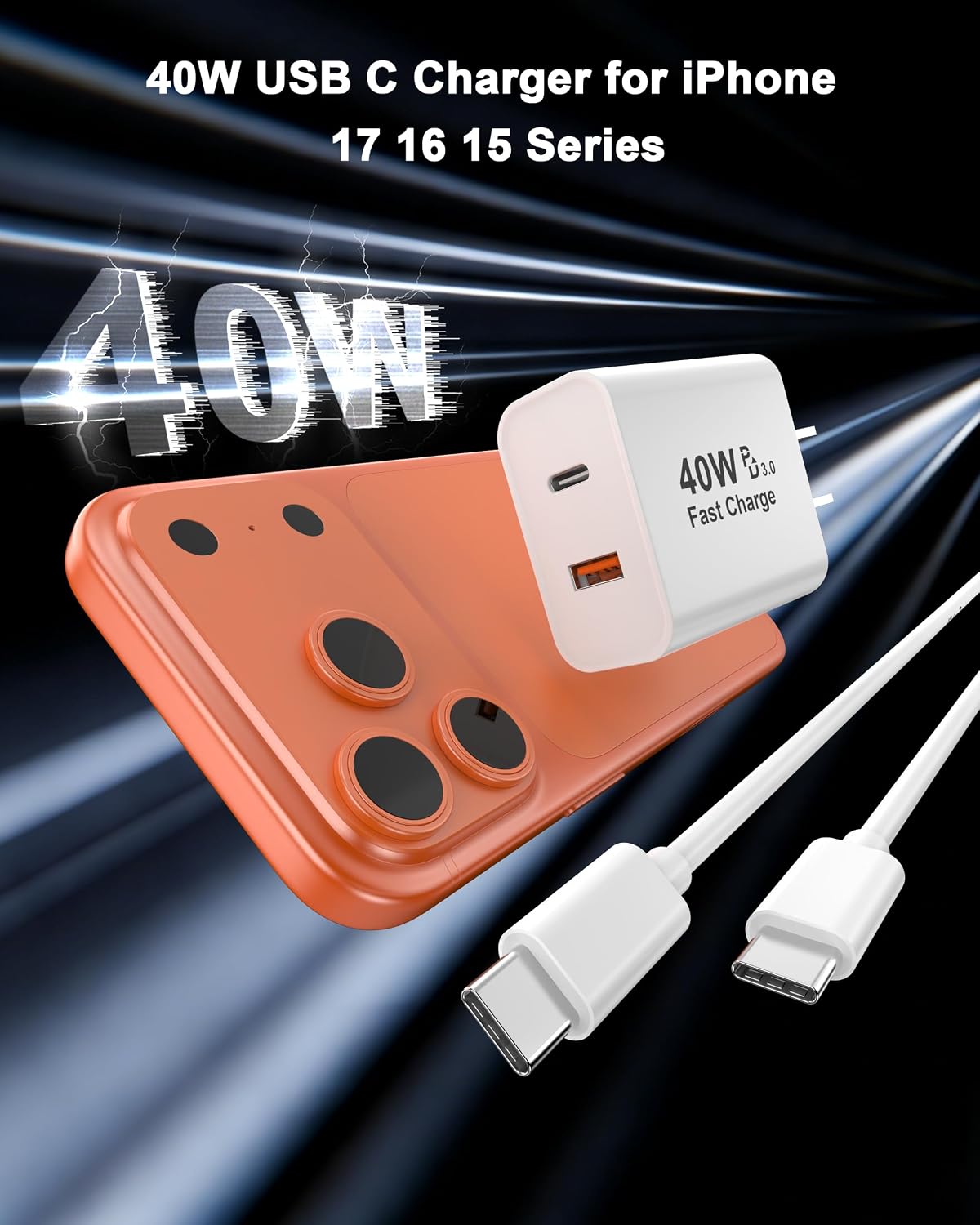 Thumbnail 1 de USB-C Wall Charger, 40W