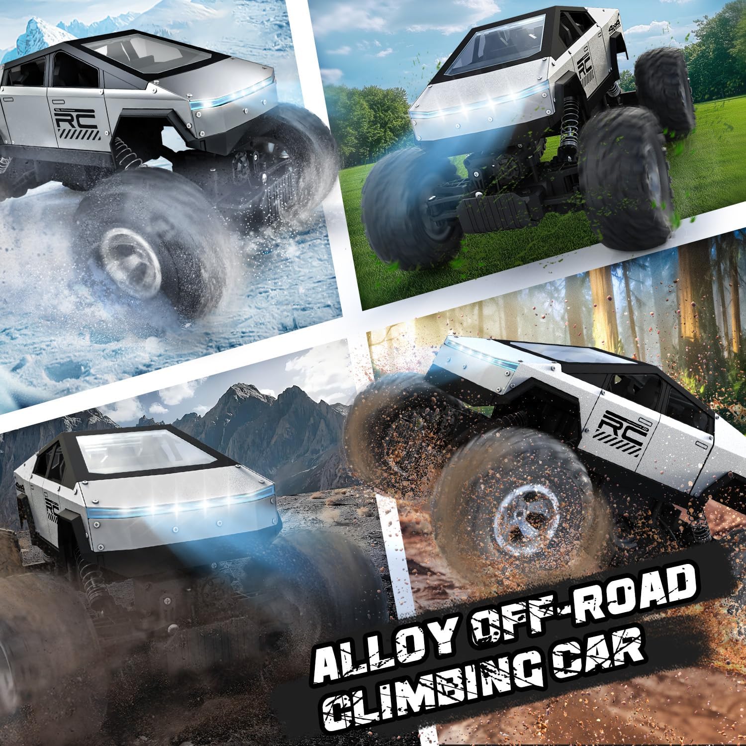 Detalle de WIAORCHI 1:12 Scale RC Car 4WD Off-Road Monster Truck