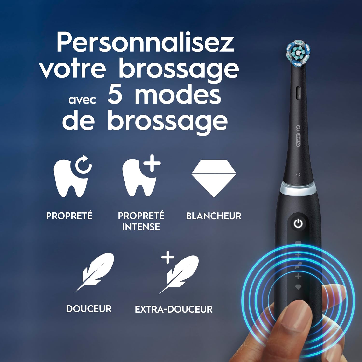 Detalle 1 de Oral-B Duo iO 5 Noir et Blanc