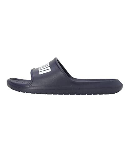 Detalle de PUMA Unisex Divecat V2 Lite Infradito – Peacoat Puma White, 46 EU
