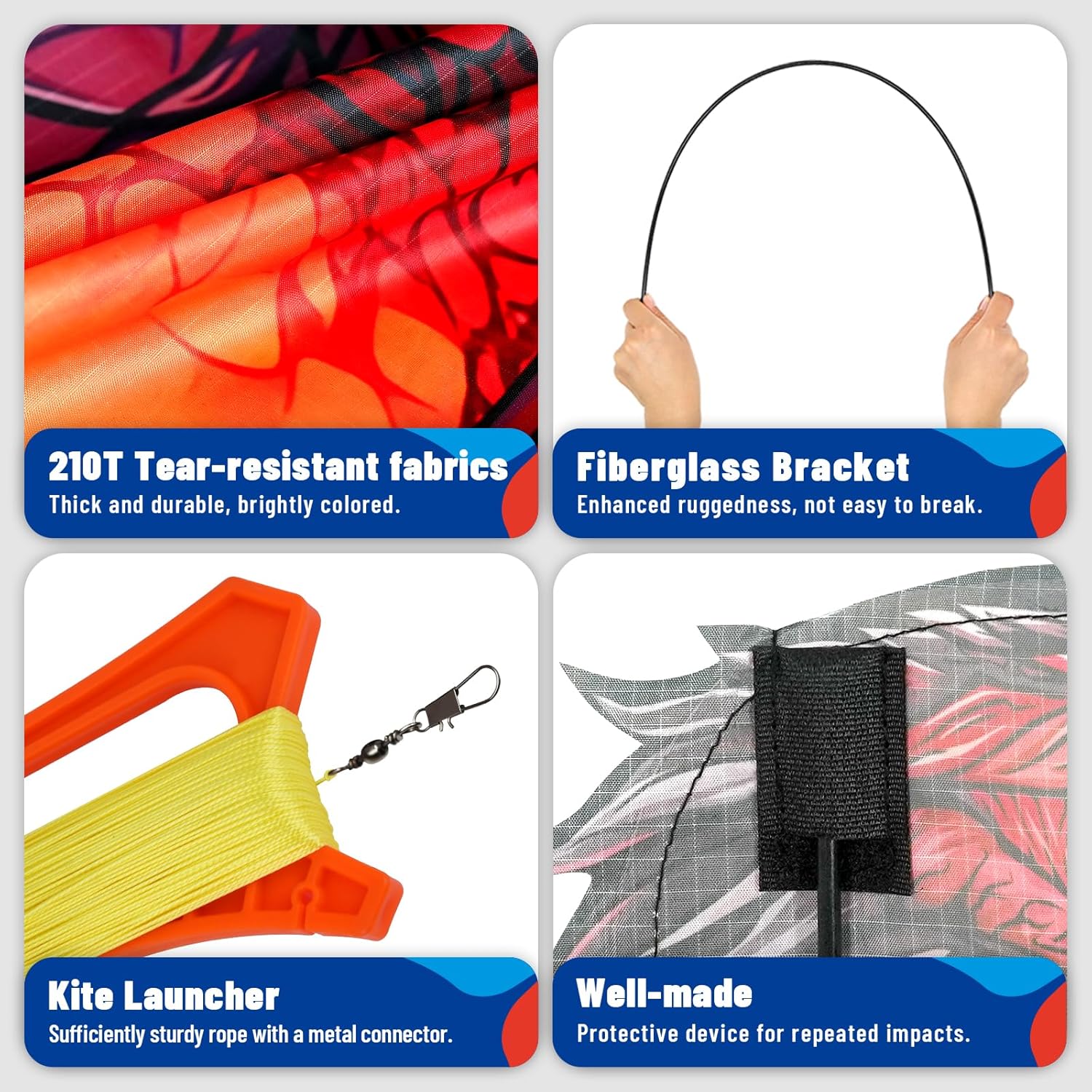 Thumbnail 1 de SGftre Complete Kite Package with Handle, Line & Accessories (Easy-to-Fly for Kids & Adults)