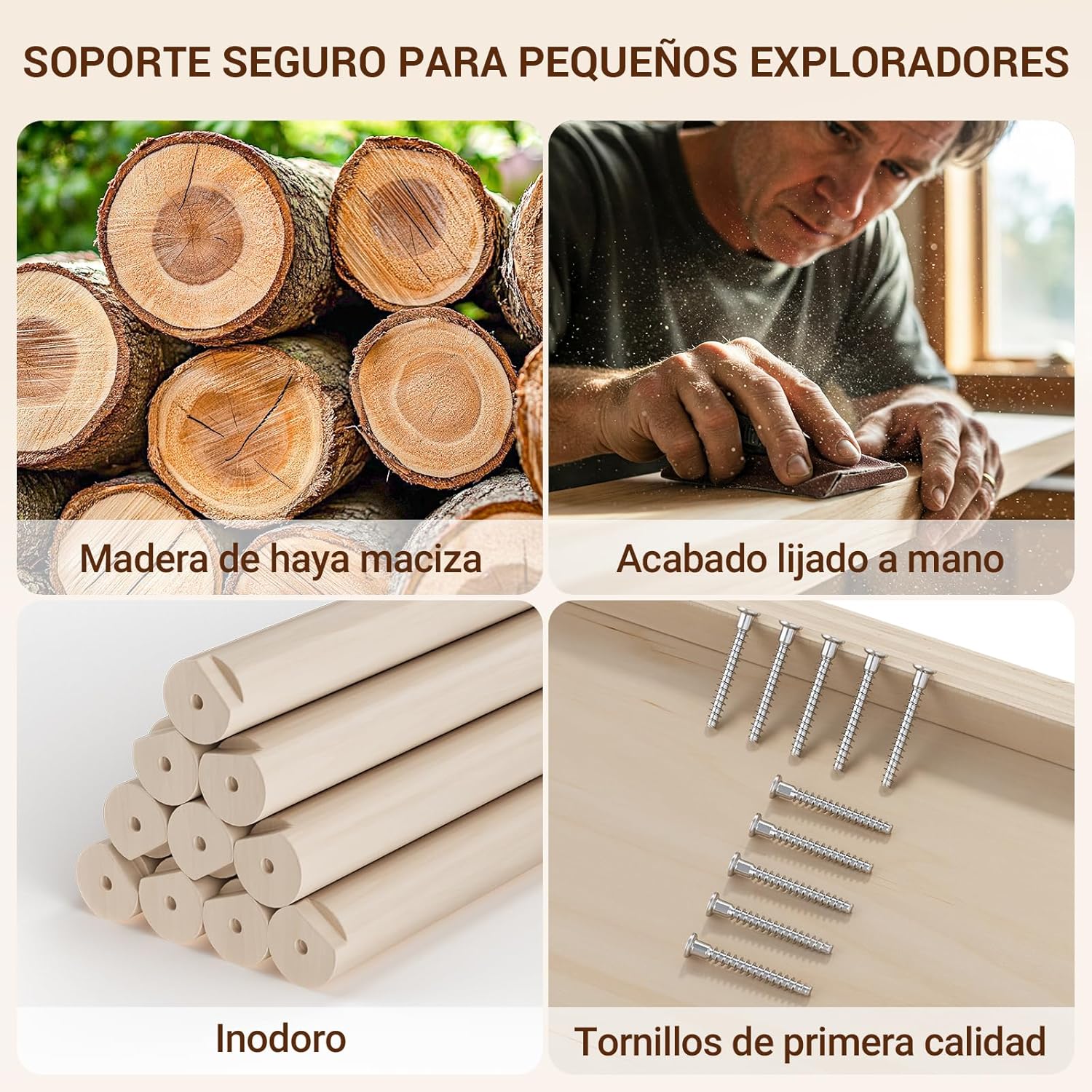 Thumbnail 5 de COSYLAND 8 en 1 Triángulo de Escalada Montessori 18 meses