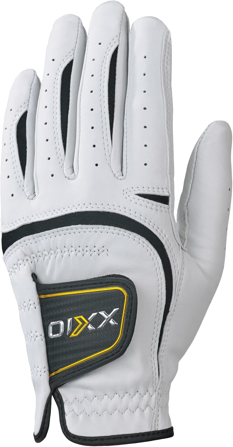 Detalle de DUNLOP XXIO GGG-X019R ゴルフグローブ 右手用 羊革・ホワイト