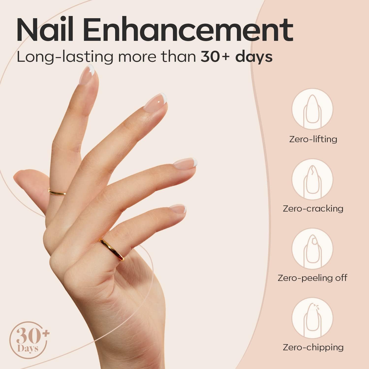 Detalle de modelones Gel Constructor UñAs 8-in-ONE buildergel voor sterke nagels, beige, 15 ml