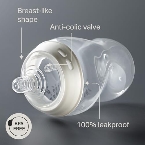 Detalle de Tommee Tippee Natural Start Baby Bottle with Breast-Like Teat (3m+), 340ml