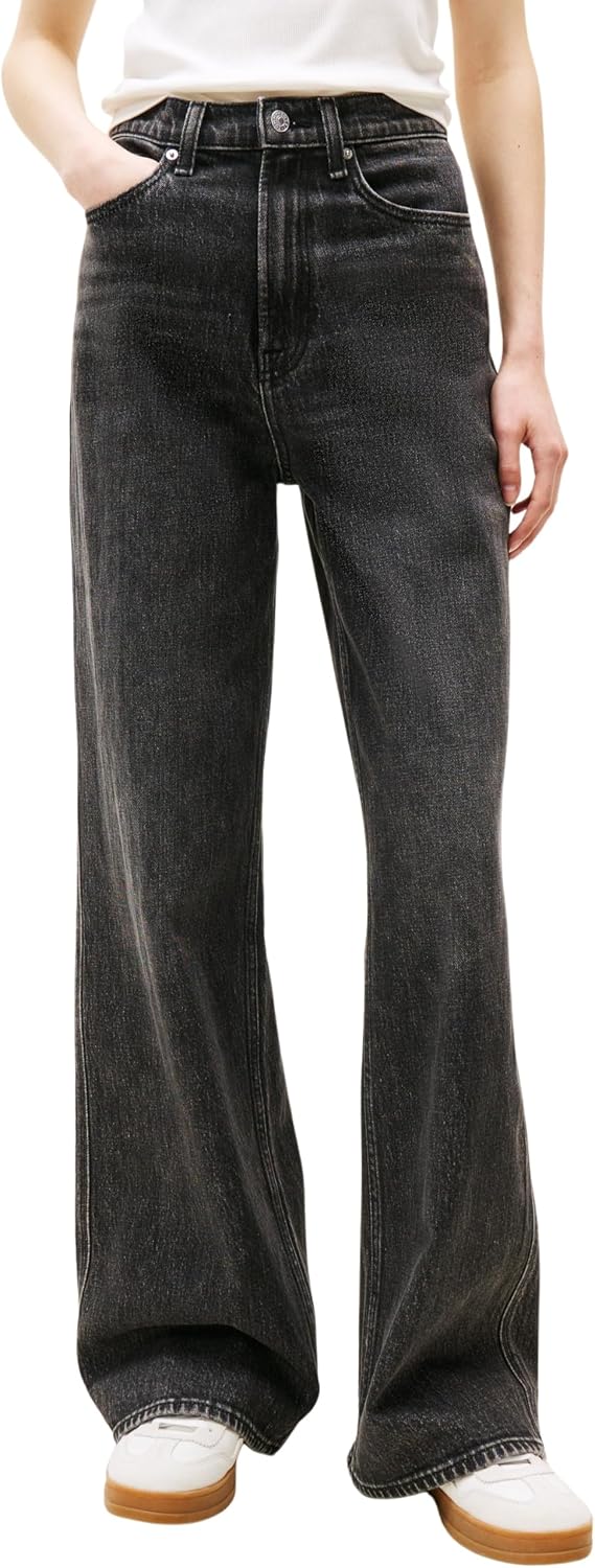 Detalle de Tommy Jeans Damen Jeans Hose Claire High Rise im 5-Pocket-Style
