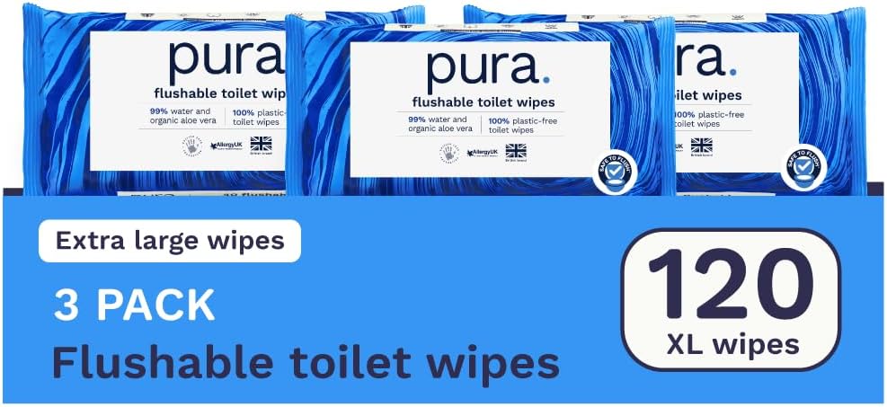 Thumbnail 2 de Pura Flushable Moist Wipes 560