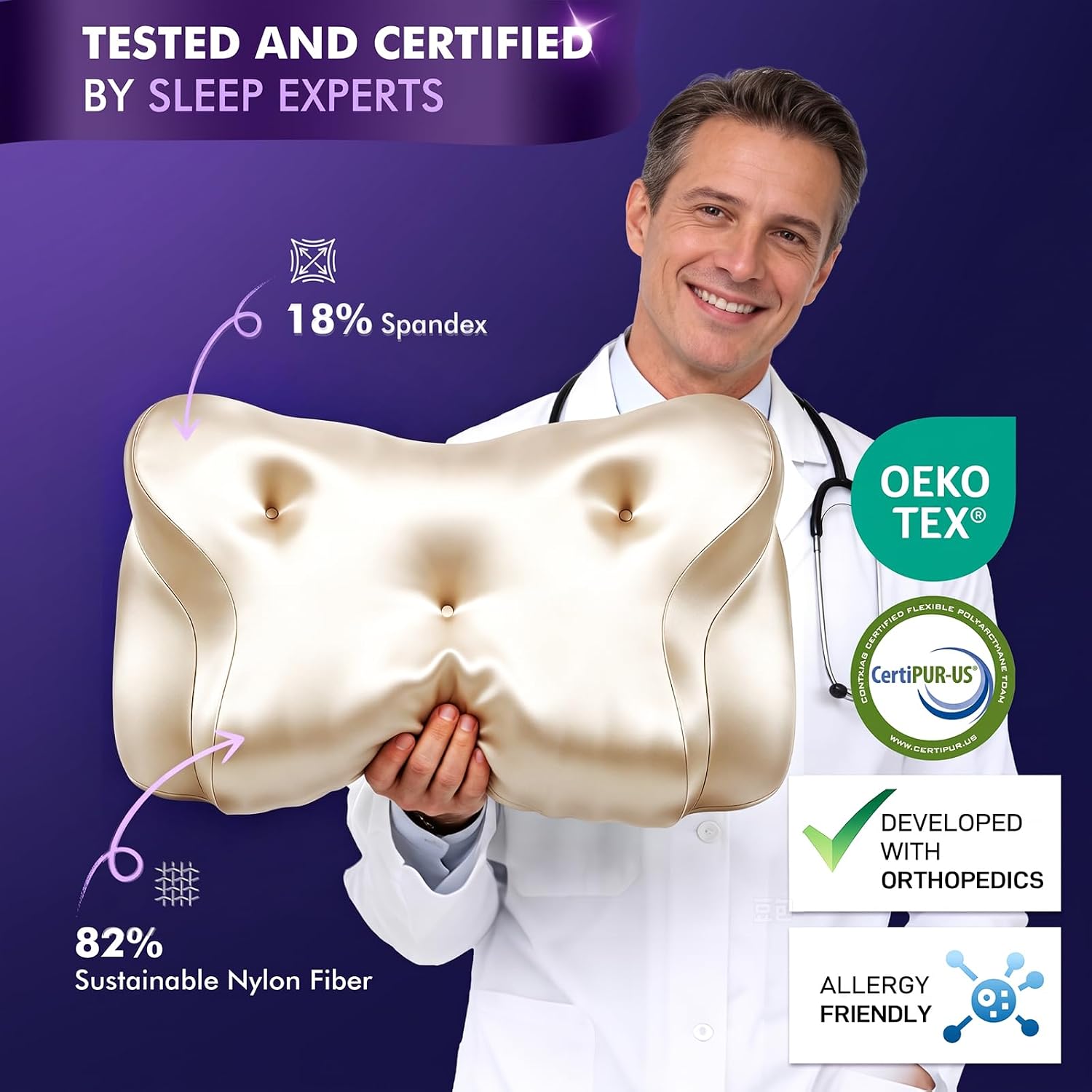 Thumbnail 6 de Dayme Cervical Pillow, Memory Foam
