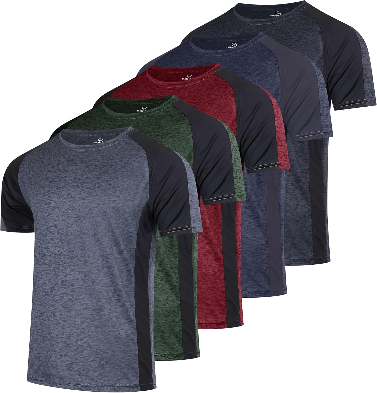 Thumbnail 5 de Real Essentials 5 Pack Men’s Dry Fit T-Shirts