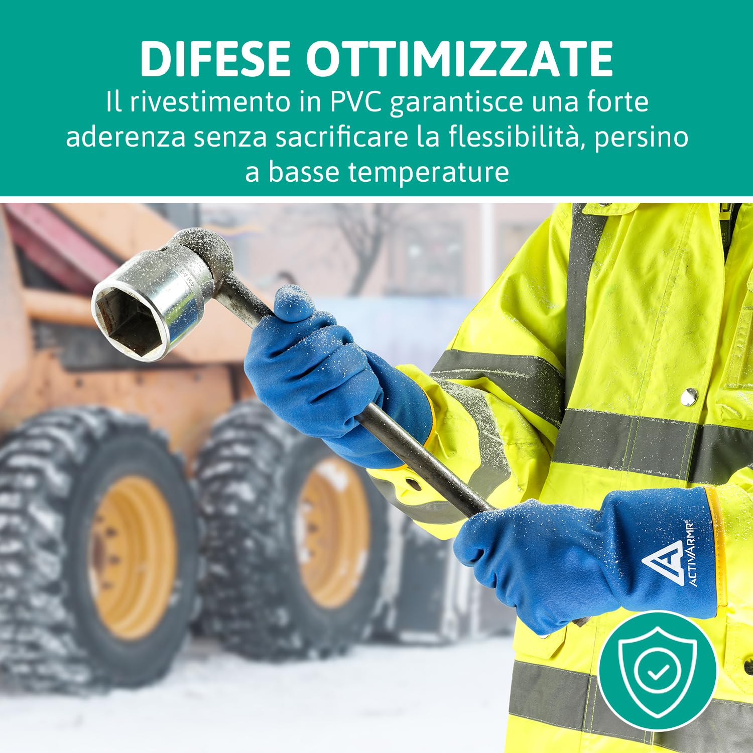 Thumbnail 3 de Ansell Activarmr 97-681 Guanti da Lavoro Invernali: calore, destrezza e protezione per mani al freddo