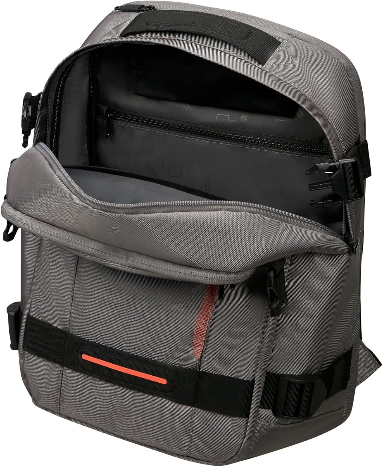 Thumbnail 4 de American Tourister Urban Track Laptop-Rucksack 15,6 Zoll (45 cm) – 29 L, ergonomisch, gepolstertes Laptopfach, grau (Dark grey)