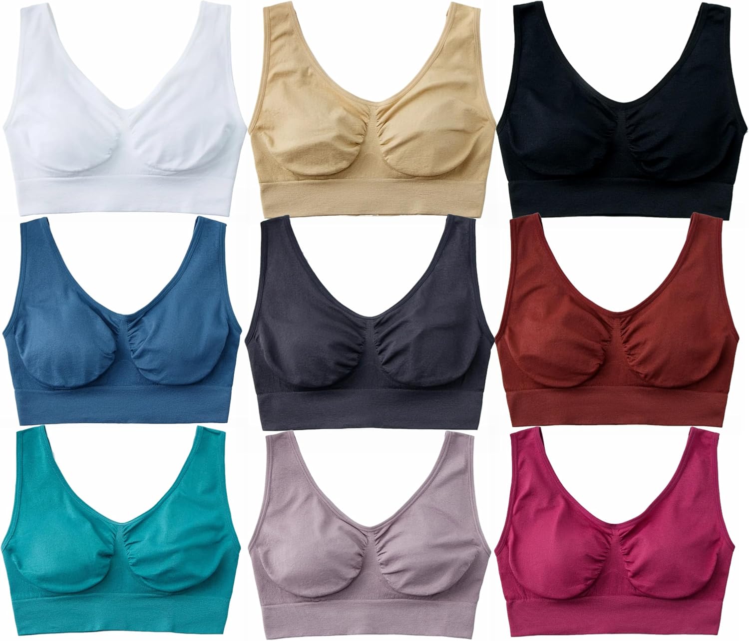 Thumbnail 6 de Hiking Gril Women’s Comfort Wirefree Bralette (Unpadded) for Sleep, Yoga & Lounge