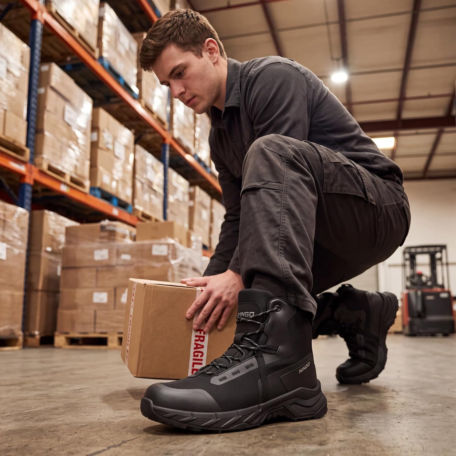Detalle de NINGO Work Boots with ETPU Midsole