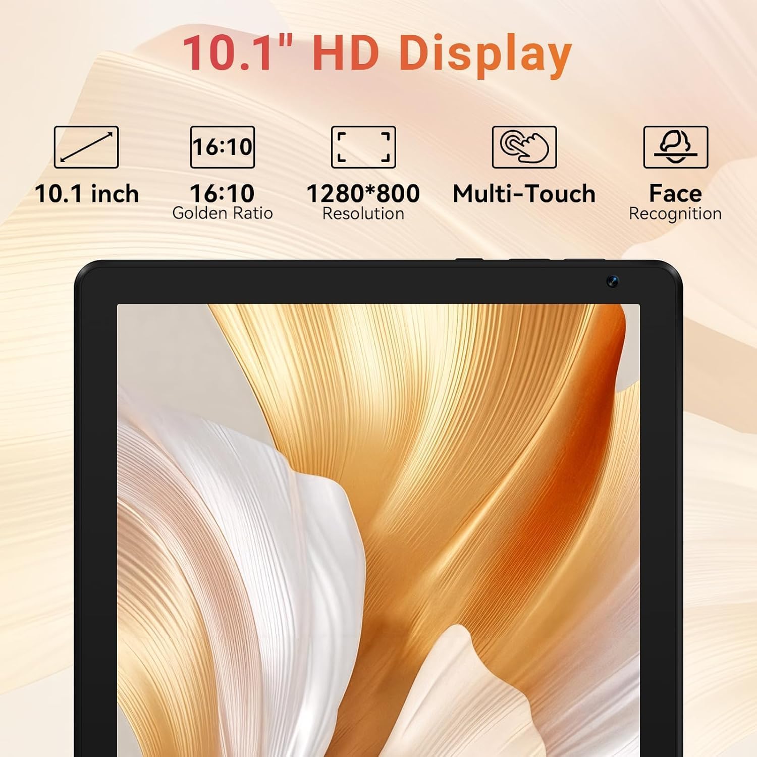 Thumbnail 4 de URAO 10.1-Inch Android Tablet (Android 16) with Octa-Core, 128GB Storage, Wi‑Fi 6 & Bluetooth 5.4