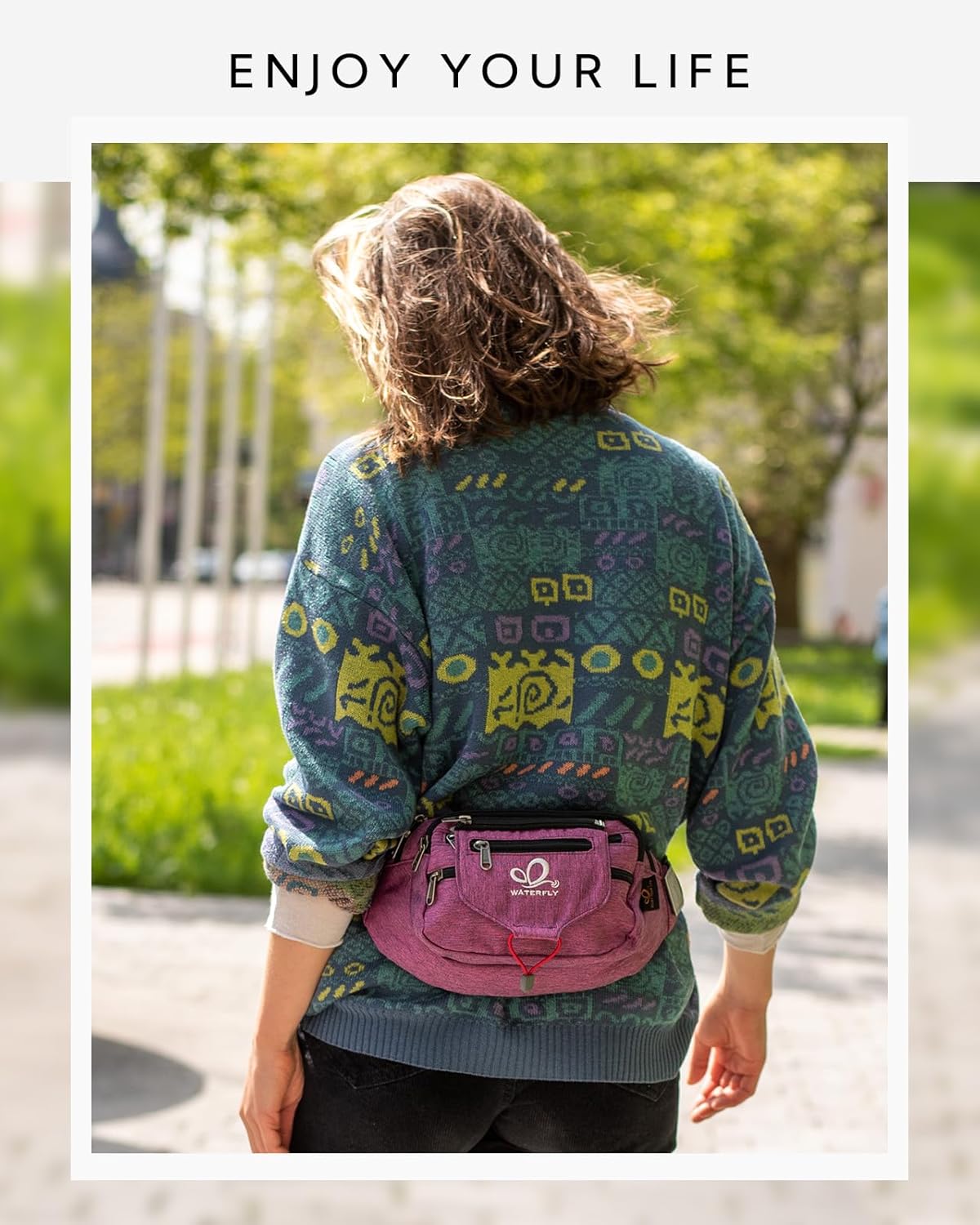 Thumbnail 1 de WATERFLY Bauchtasche & Gürteltasche für Damen und Herren – Sport-Hüfttasche zum Laufen, Fitness, Wandern