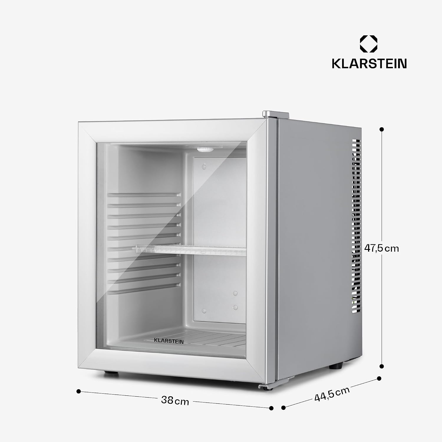 Thumbnail 6 de Klarstein 5303526 30L Mini Fridge with Glass Door and LED Lighting