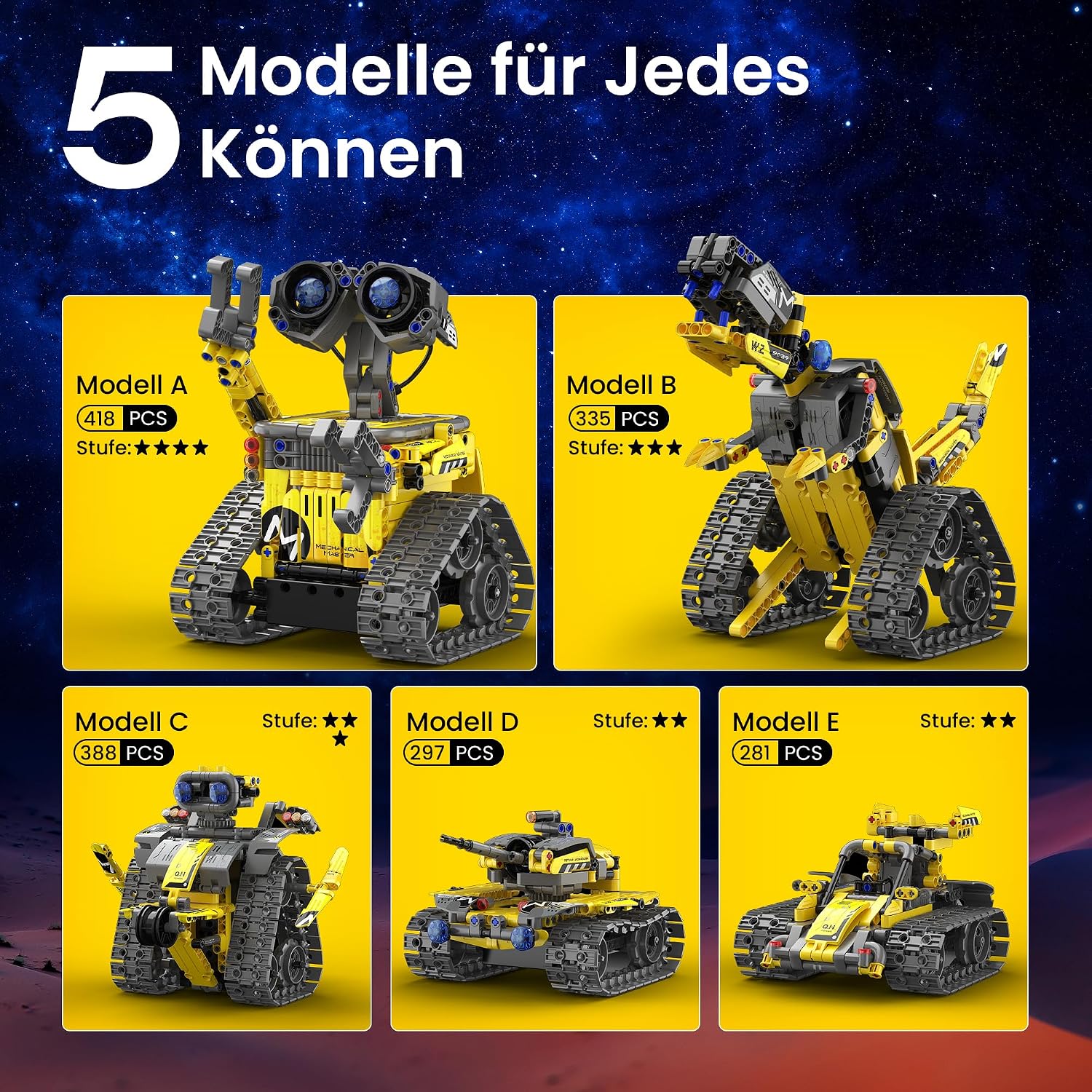 Thumbnail 5 de Sillbird Roboter Bauspielzeug 488 Teile 🤖