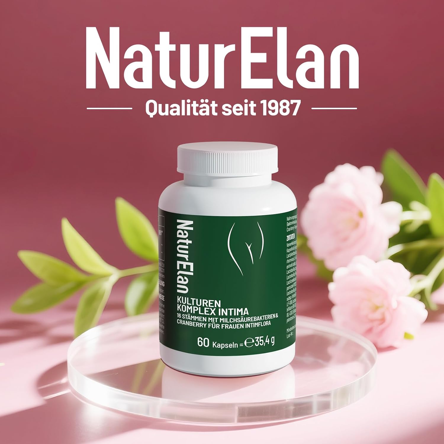 Thumbnail 5 de Kulturen Komplex für Frauen Intimflora mit 16 Bakterienstämmen & Cranberry, 60 Kapseln