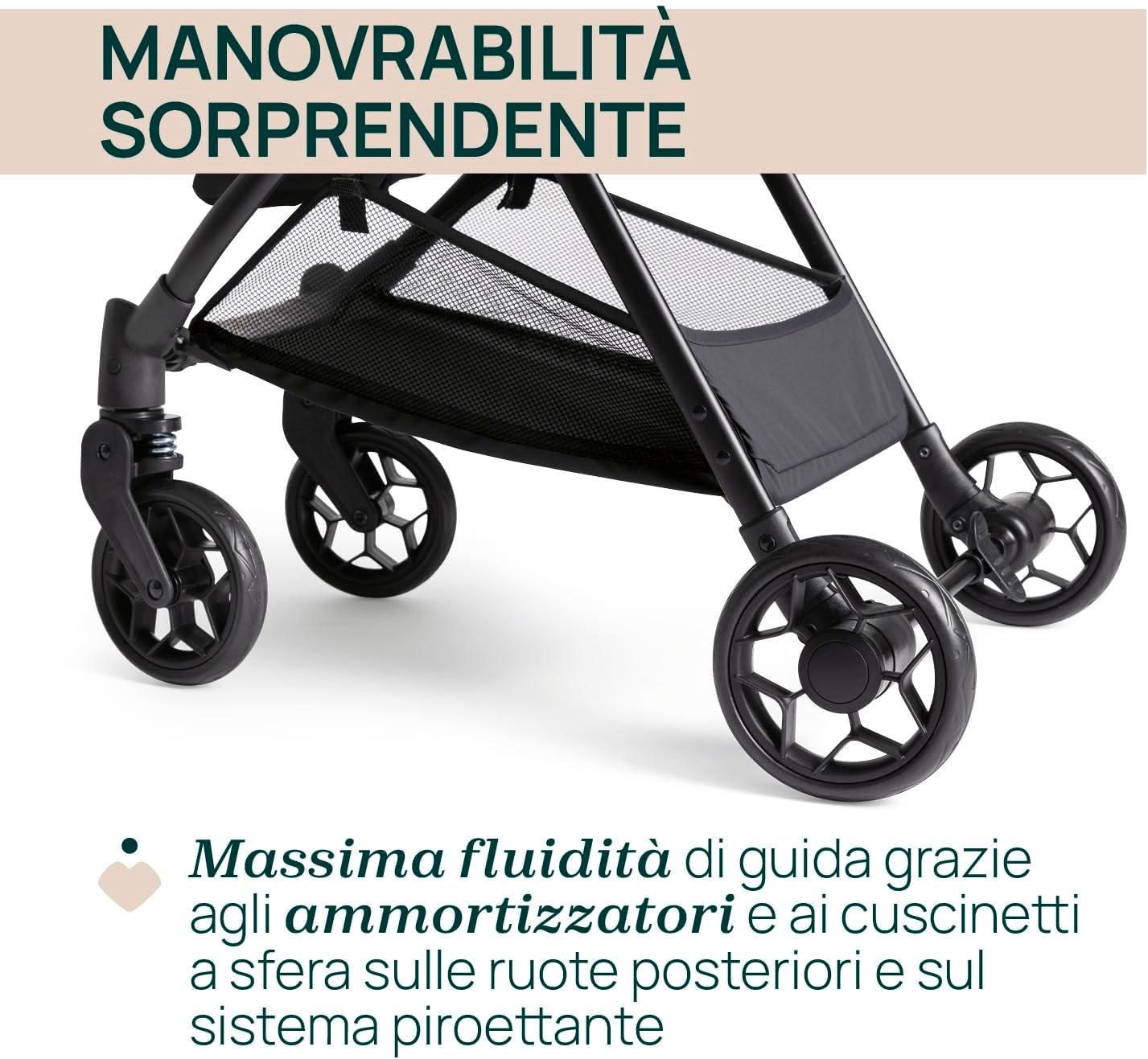 Detalle 2 de Chicco Urbino: Passeggino leggero 0+ mesi - 22 kg, chiusura smart e capotte estensibile