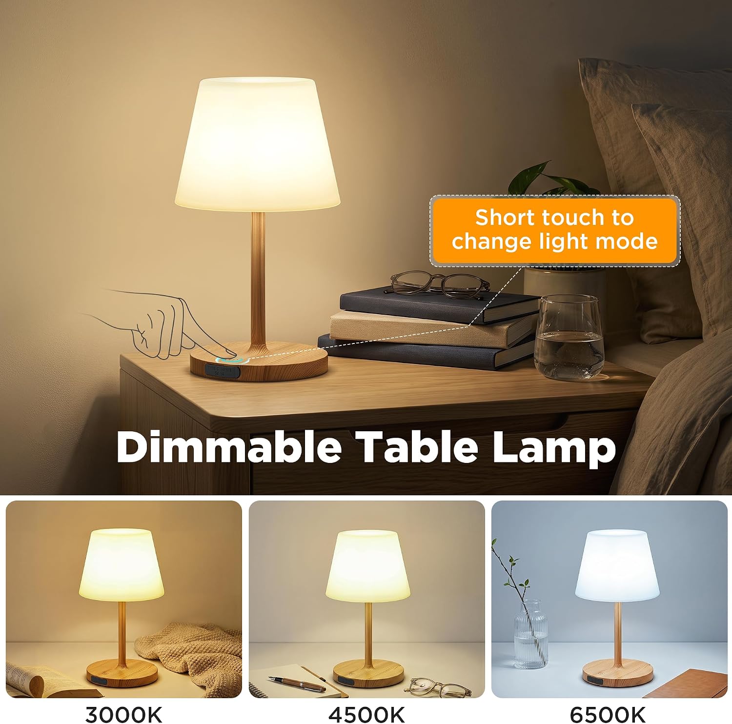 Detalle de LUTEC Cordless Table Lamp 6000mAh