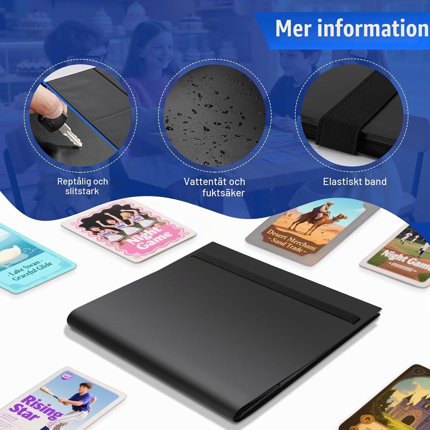Detalle 2 de Ouxayapl KC-480-2 samlarkortalbum, 480 fickor och 20 sidor i PP