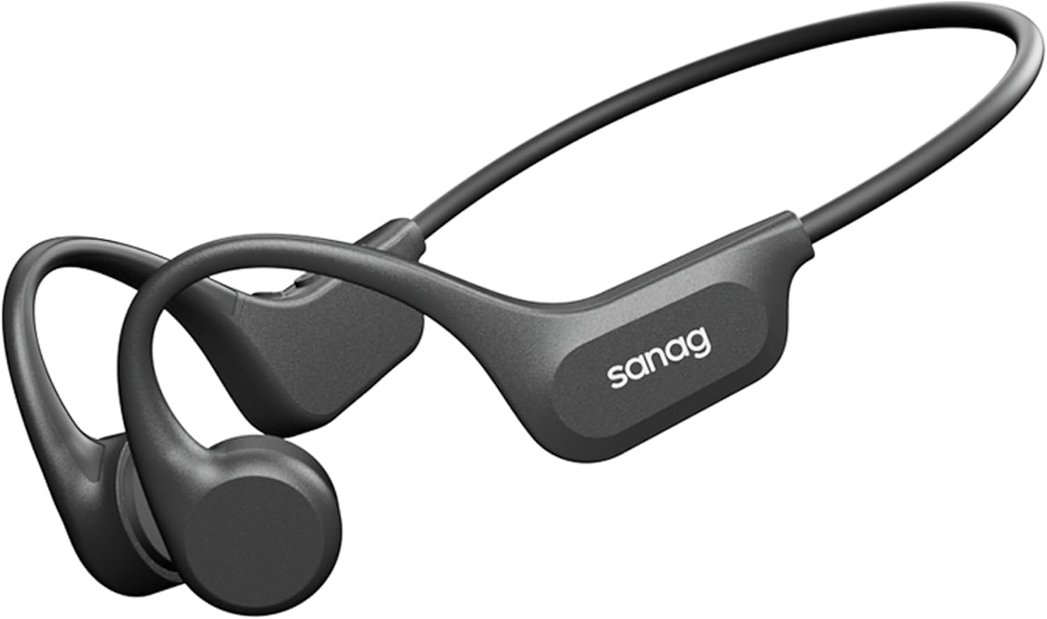 Detalle de SANAG Knochenschall Sportkopfhörer Open-Ear mit Bluetooth 5.3 – IP68, 8 Std. Wiedergabe