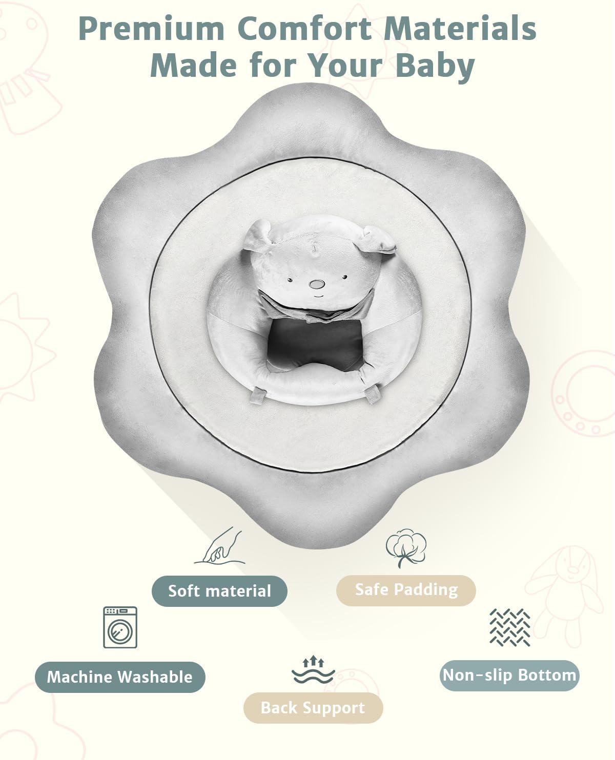Thumbnail 3 de Suihuooo 3‑in‑1 Baby Play Mat with 5 Toys
