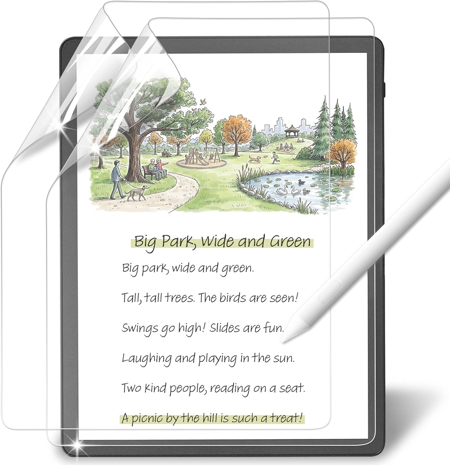 Detalle de Lifeinnotech Kindle Scribe Colorsoft 11インチ 2026用 ペーパーライク保護フィルム 2枚セット