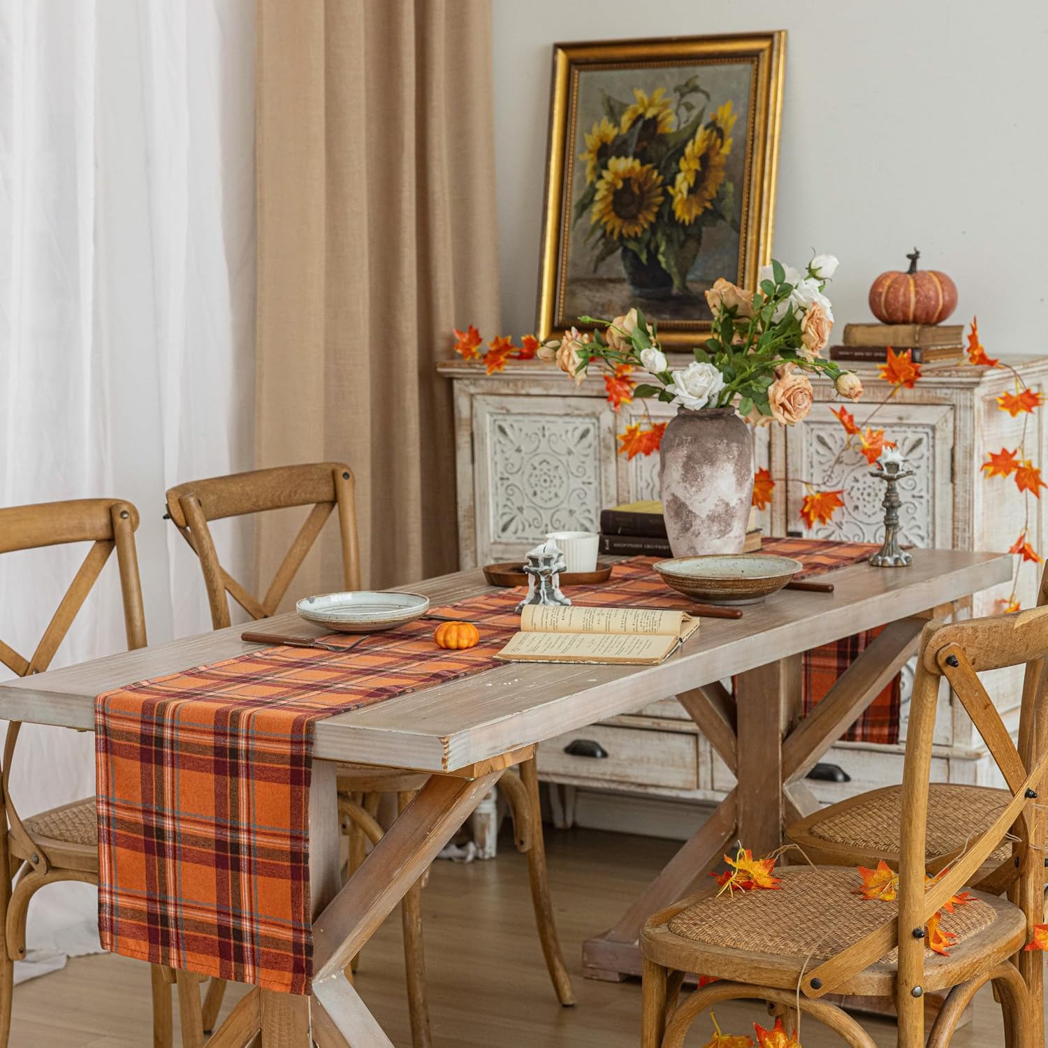 Detalle 1 de AQOTHES Table Runner 100% Polyester