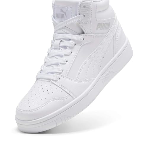 Thumbnail 5 de PUMA Rebound V6 Mid Jr – Scarpe da ginnastica unisex per bambini e ragazzi (38 EU) con tomaia sintetica e suola in gomma
