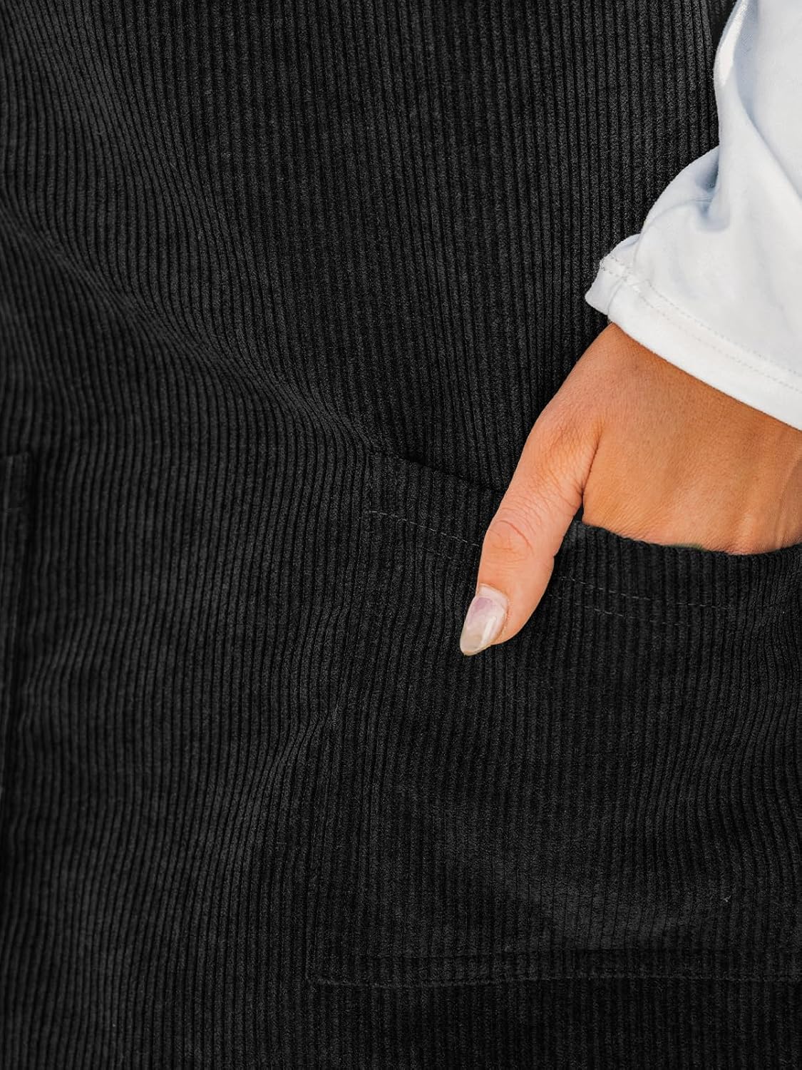 Thumbnail 5 de CUPSHE Robe salopette velours côtelé