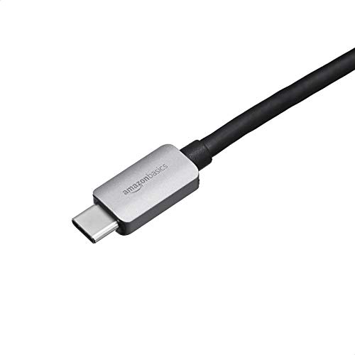 Detalle de Amazon Basics Adattatore USB‑C 3.1 a Gigabit Ethernet RJ45, Grigio
