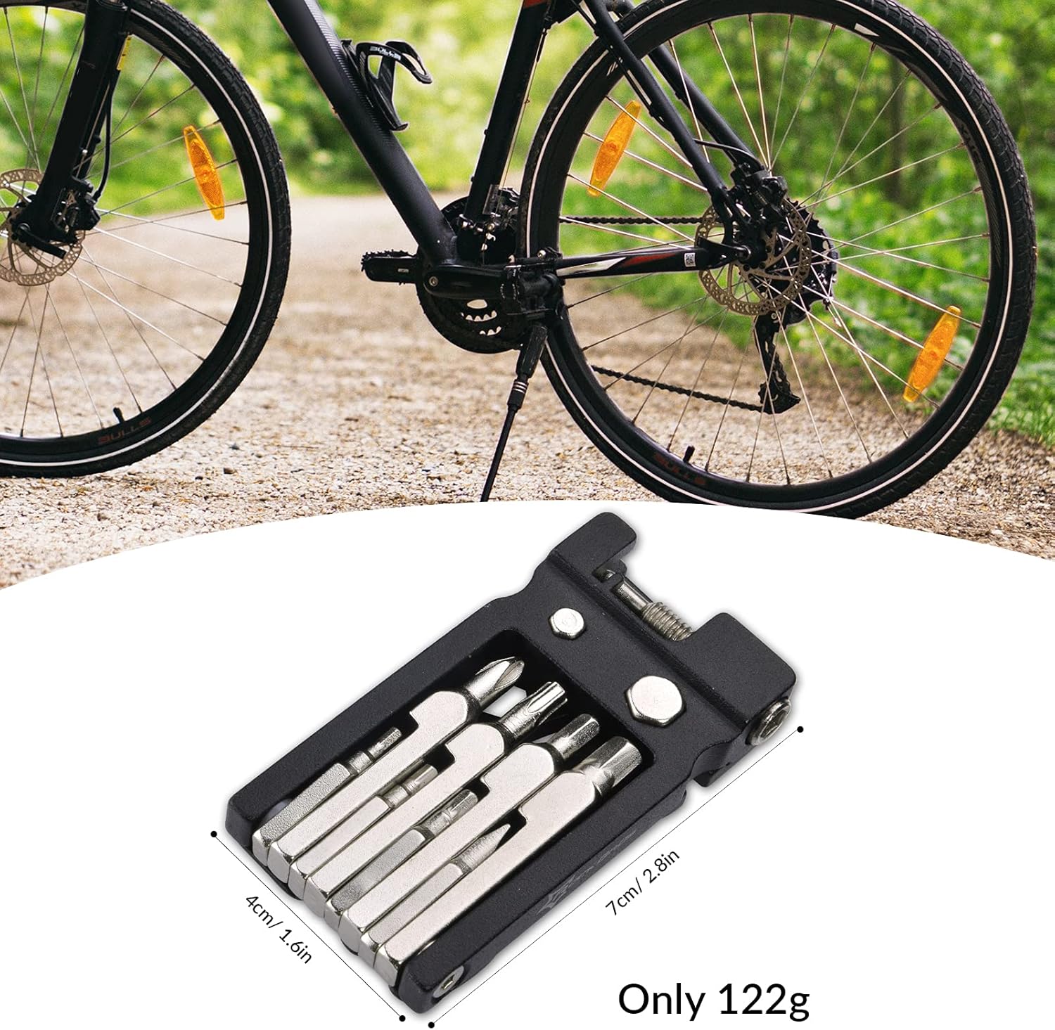 Thumbnail 5 de ROCKBROS kit riparazione bici 20 in 1 pieghevole: multi-attrezzi compatto in acciaio inox