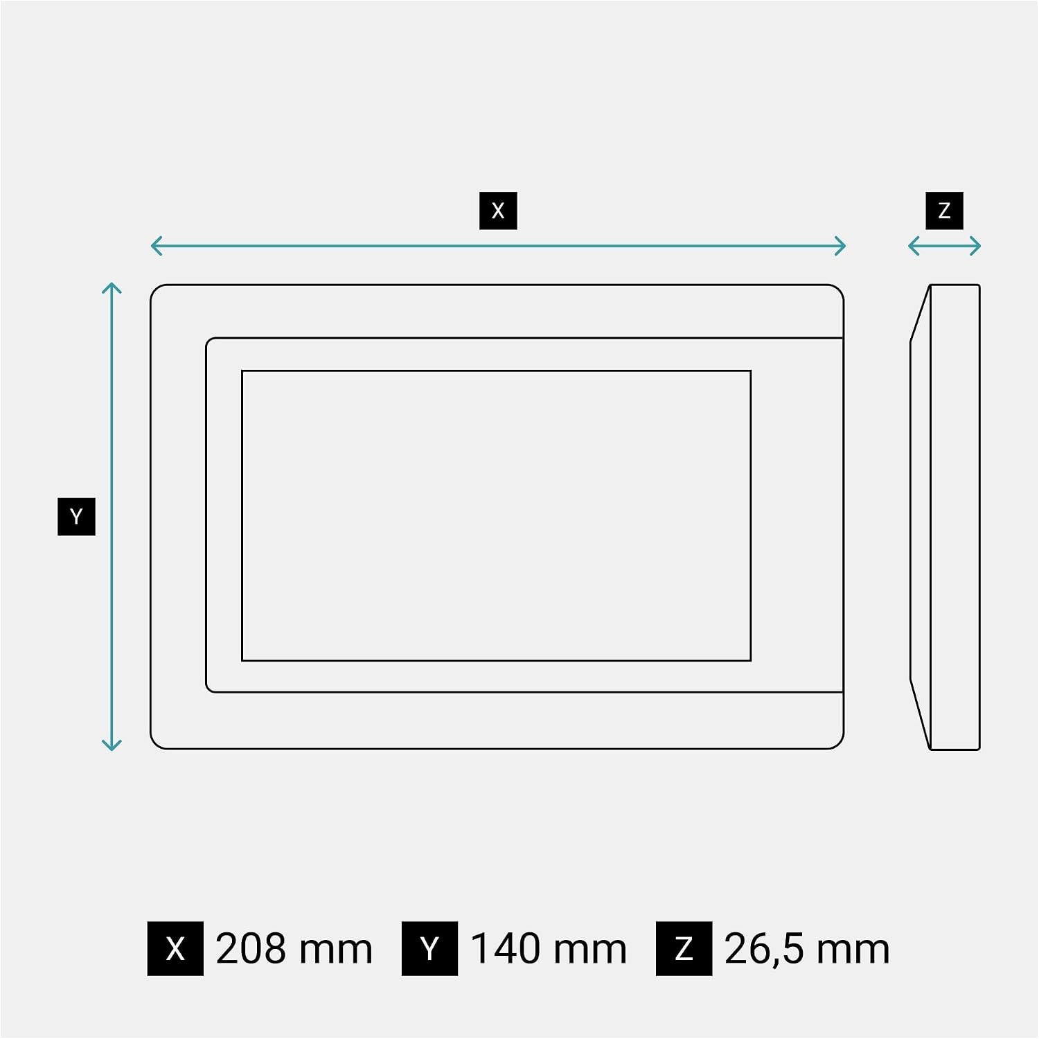 Detalle de Kit visiophone Legrand Easy Kit Essential 7 pouces blanc avec platine de rue