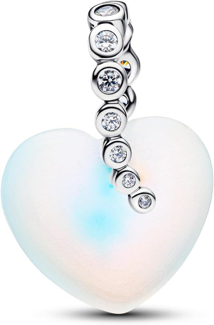 Detalle de Pandora Sternschnuppe & Herz Charm-Anhänger 794143C01 – 925-Sterling