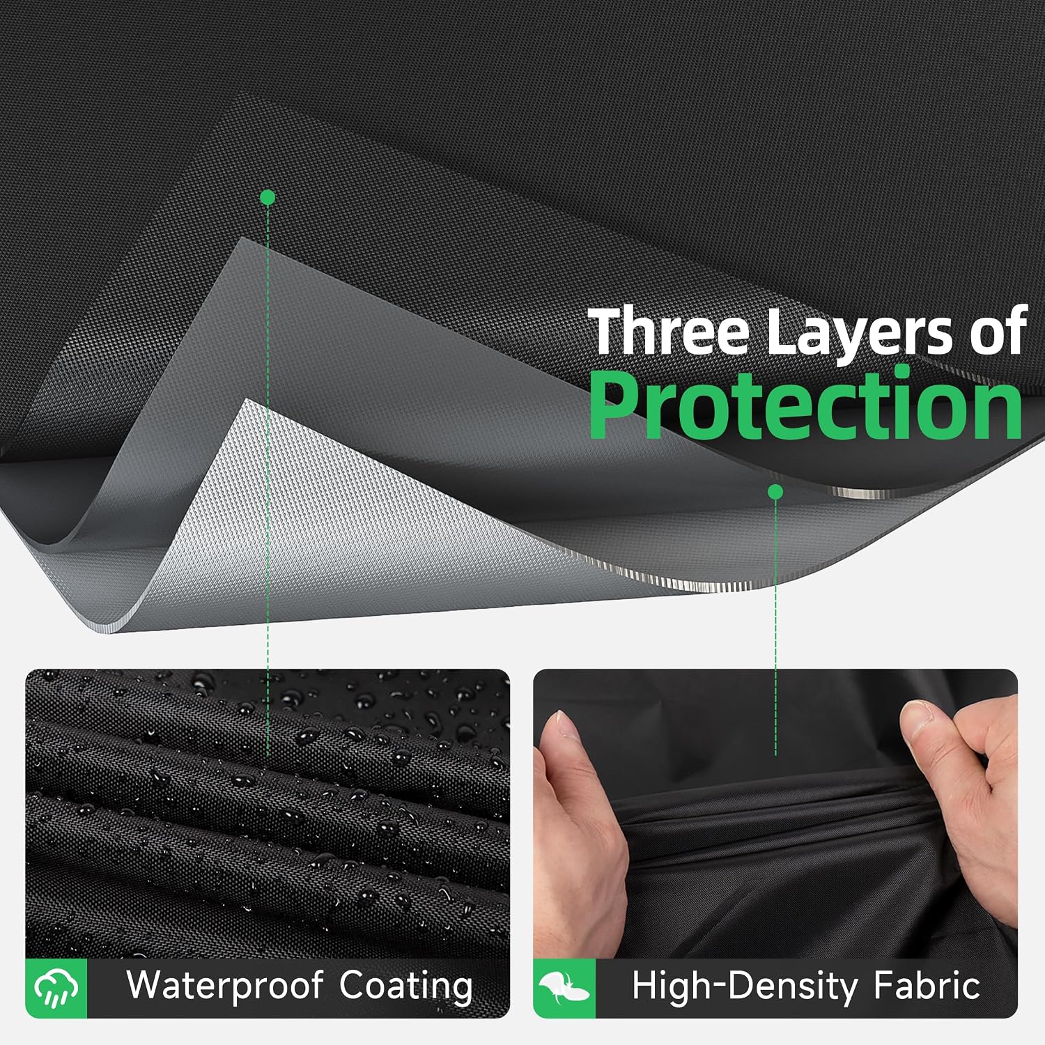 Detalle de MR.COVER Outdoor Sofa Cover for 3-Seater Sofas