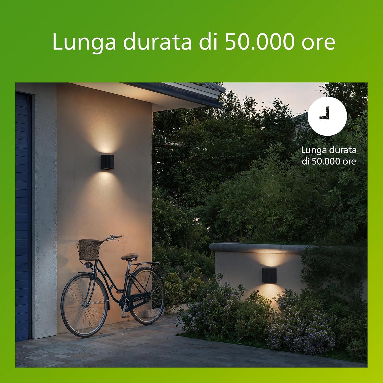 Thumbnail 3 de Applique da esterno Philips Zyra 800 lm 2700 K PowerShield grigio antracite, LED integrato IP44