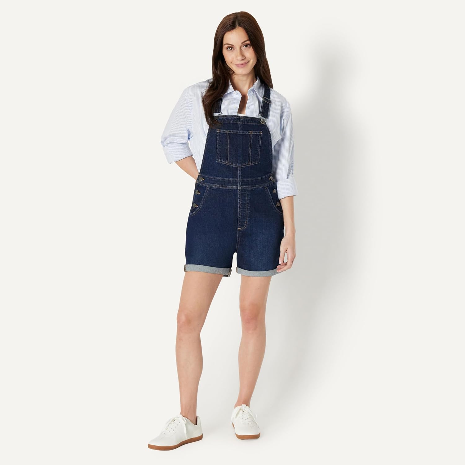 Detalle de Amazon Essentials Damen Niedriger Retro-Sneaker – klassischer Alltagsschuh mit Schnürung