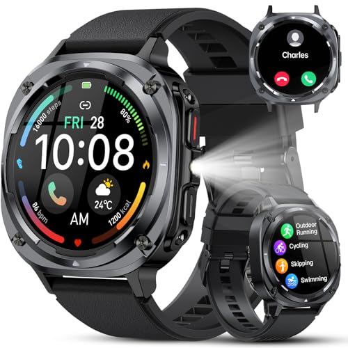 Detalle de TIMU Military Smart Watch for Men with 1.39-Inch HD Display and Call Function