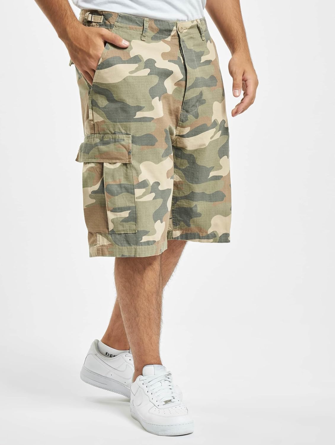 Detalle 2 de Brandit BDU Ripstop Shorts – robuste Baumwoll-Shorts mit viel Stauraum