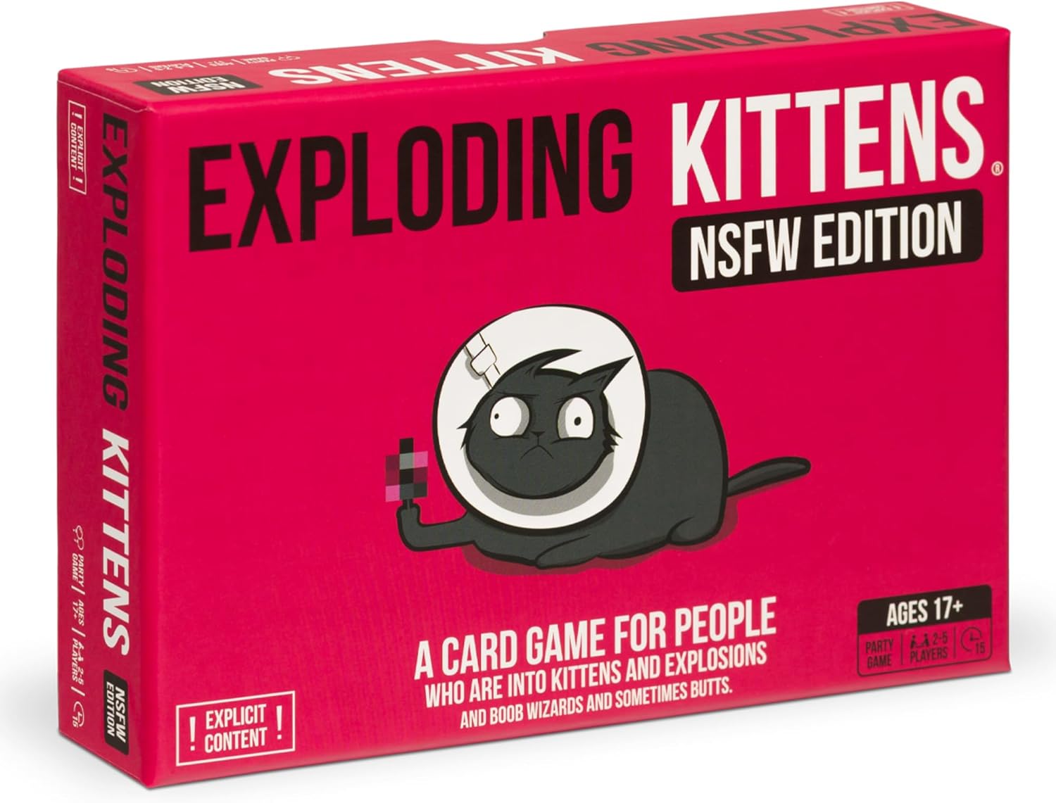 Detalle de Exploding Kittens: NSFW Edition (Edizione Inglese) – Il party game per adulti che sorprende con humor irriverente