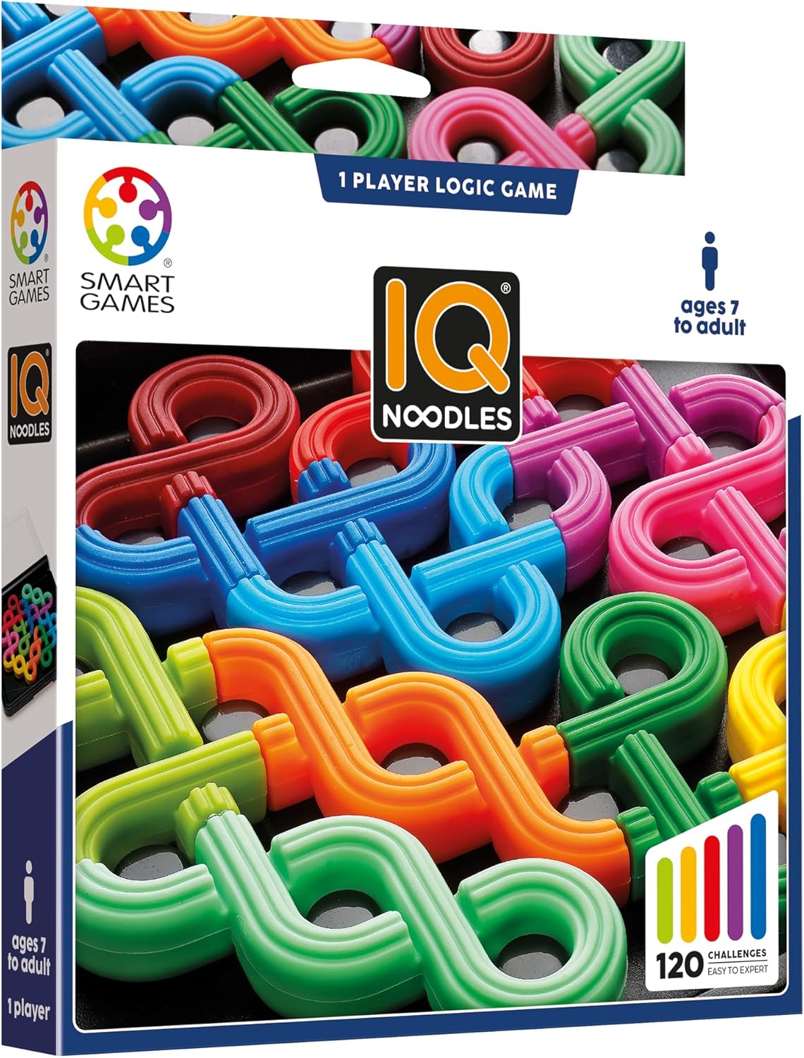 Thumbnail 1 de SmartGames IQ-Noodles : puzzle nomade à 11 pièces pour stimuler la réflexion