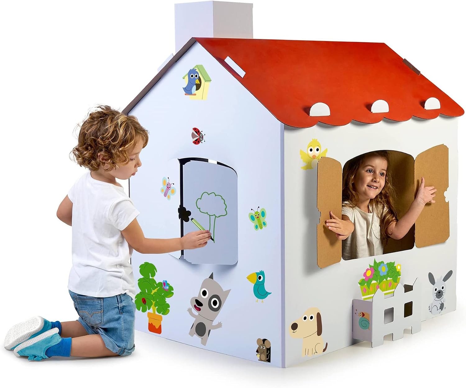 Detalle 2 de FEBER FEB06000 Casa infantil grande para pintar 🎲