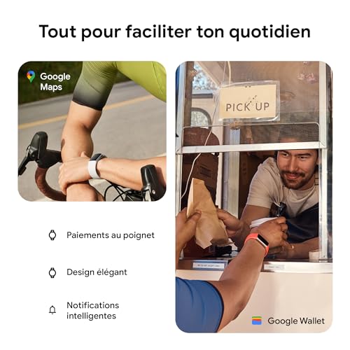 Thumbnail 6 de Fitbit Charge 6 avec abonnement Google Health Premium et bracelet Porcelaine/Aluminium Argent